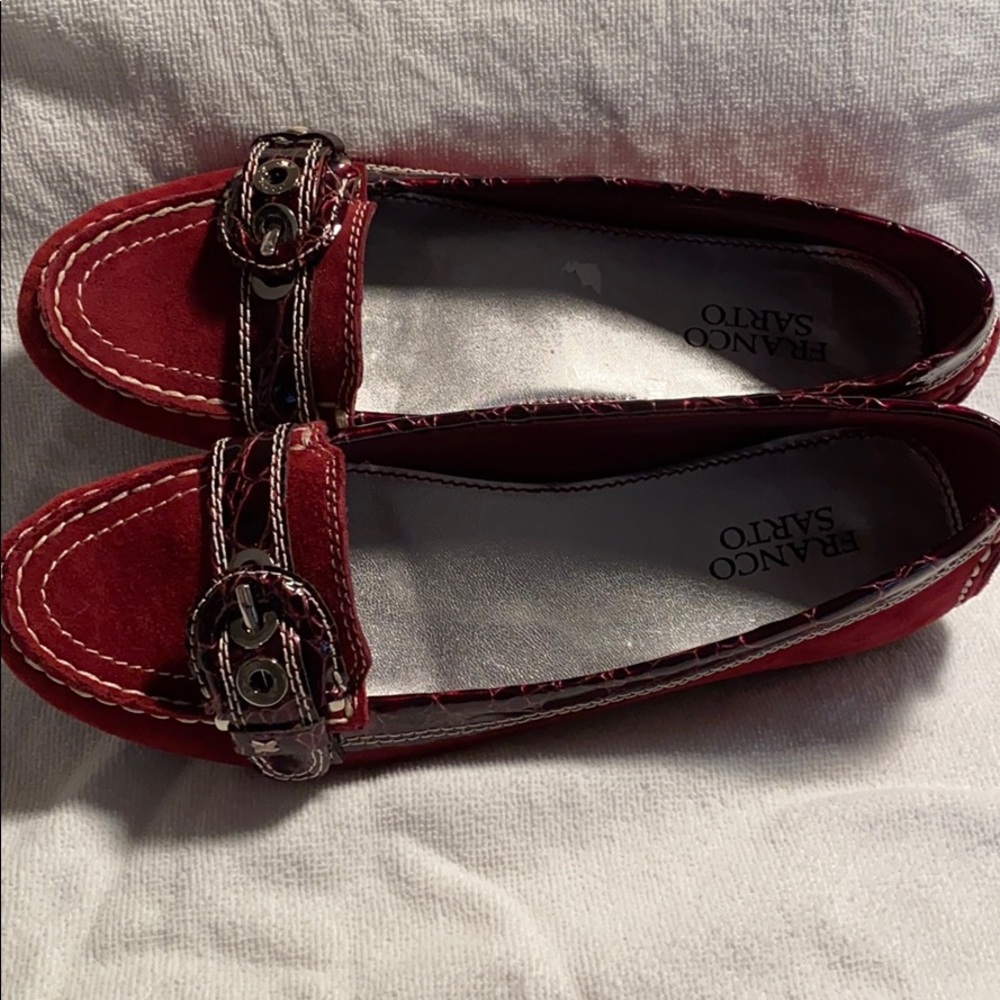 Burgundy loafers